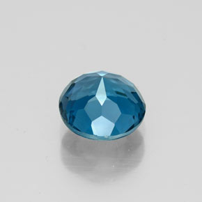 Topaze bleue naturelle coupe roude, 1,74 ct, VVS