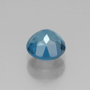 Topaze bleue naturelle coupe roude, 1,11 ct, VS