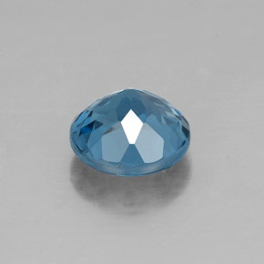Topaze bleue naturelle coupe roude, 1,46 ct, VVS