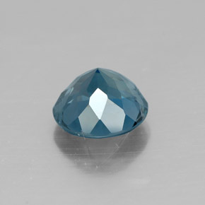 Topaze bleue naturelle coupe roude, 1,56 ct, VVS