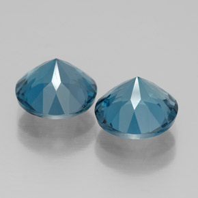 Achetez naturel ct bleue topaze gems, coupe roude, en provenance brésil chez gemselect. en stock, livraison internationale!