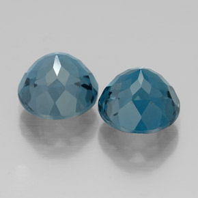 Achetez naturel ct bleue topaze gems, coupe roude, en provenance brésil chez gemselect. en stock, livraison internationale!