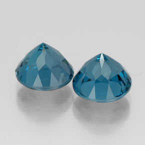 Achetez naturel ct bleue topaze gems, coupe roude, en provenance brésil chez gemselect. en stock, livraison internationale!