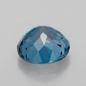Topaze bleue naturelle coupe roude, 2,55 ct, VVS-VS