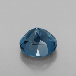 Topaze bleue naturelle coupe roude, 2,89 ct, VVS-VS