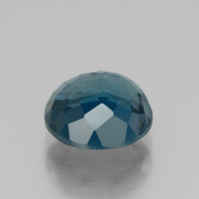 Topaze bleue naturelle coupe roude, 2,51 ct, VVS-VS