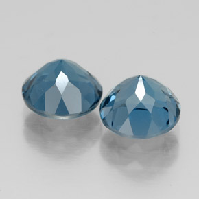Achetez naturel ct bleue topaze gems, coupe roude, en provenance brésil chez gemselect. en stock, livraison internationale!
