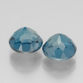 Achetez naturel ct bleue topaze gems, coupe roude, en provenance brésil chez gemselect. en stock, livraison internationale!