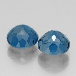 Achetez naturel ct bleue topaze gems, coupe roude, en provenance brésil chez gemselect. en stock, livraison internationale!