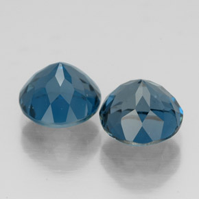 Achetez naturel ct bleue topaze gems, coupe roude, en provenance brésil chez gemselect. en stock, livraison internationale!