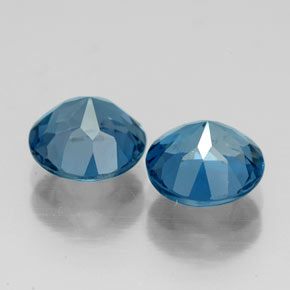 Achetez naturel ct bleue topaze gems, coupe roude, en provenance brésil chez gemselect. en stock, livraison internationale!