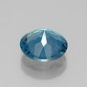 Topaze bleue naturelle coupe roude, 1,98 ct, VVS-VS