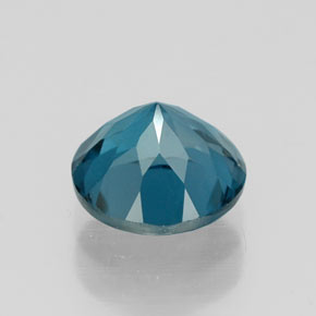 Topaze bleue naturelle coupe roude, 1,56 ct, VS