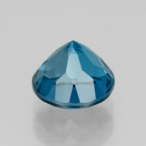 Topaze bleue naturelle coupe roude, 1,84 ct, VS