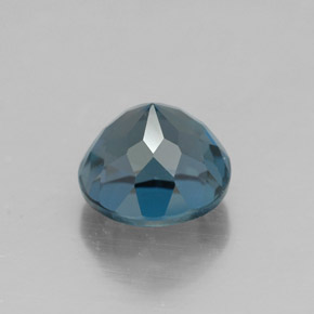 Topaze bleue naturelle coupe roude, 2,10 ct, VS