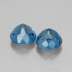 Achetez naturel ct bleue topaze gems, coupe roude, en provenance brésil chez gemselect. en stock, livraison internationale!