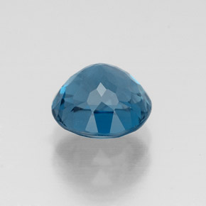Topaze bleue naturelle coupe roude, 1,97 ct, VS