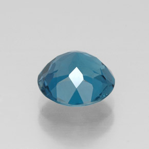 Topaze bleue naturelle coupe roude, 2,08 ct, VVS