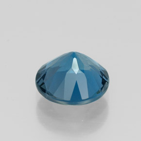 Topaze bleue naturelle coupe roude, 2,04 ct, VVS-VS