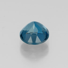 Topaze bleue naturelle coupe roude, 1,47 ct, VVS-VS