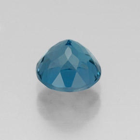 Topaze bleue naturelle coupe roude, 1,88 ct, VS