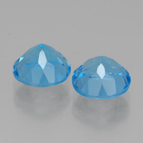 Achetez naturel ct bleue topaze gems, coupe roude, en provenance brésil chez gemselect. en stock, livraison internationale!