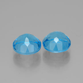 Achetez naturel ct bleue topaze gems, coupe roude, en provenance brésil chez gemselect. en stock, livraison internationale!