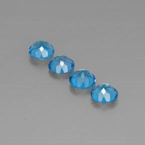 Achetez naturel ct bleue topaze gems, coupe roude, en provenance brésil chez gemselect. en stock, livraison internationale!