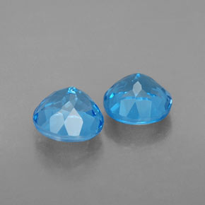 Achetez naturel ct bleue topaze gems, coupe roude, en provenance brésil chez gemselect. en stock, livraison internationale!