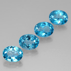 Achetez naturel ct bleue topaze gems, coupe ovale, en provenance brésil chez gemselect. en stock, livraison internationale!