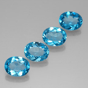 Achetez naturel ct bleue topaze gems, coupe ovale, en provenance brésil chez gemselect. en stock, livraison internationale!
