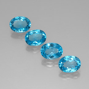 Achetez naturel ct bleue topaze gems, coupe ovale, en provenance brésil chez gemselect. en stock, livraison internationale!