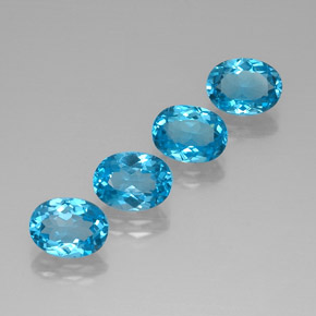 Achetez naturel ct bleue topaze gems, coupe ovale, en provenance brésil chez gemselect. en stock, livraison internationale!