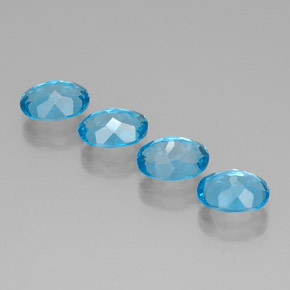 Achetez naturel ct bleue topaze gems, coupe ovale, en provenance brésil chez gemselect. en stock, livraison internationale!