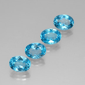Achetez naturel ct bleue topaze gems, coupe ovale, en provenance brésil chez gemselect. en stock, livraison internationale!