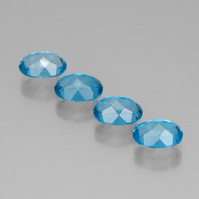 Achetez naturel ct bleue topaze gems, coupe ovale, en provenance brésil chez gemselect. en stock, livraison internationale!