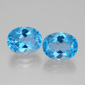 Achetez naturel ct bleue topaze gems, coupe ovale, en provenance brésil chez gemselect. en stock, livraison internationale!