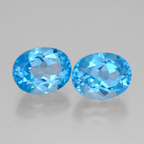 Achetez naturel ct bleue topaze gems, coupe ovale, en provenance brésil chez gemselect. en stock, livraison internationale!