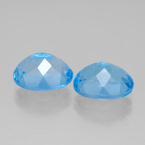 Achetez naturel ct bleue topaze gems, coupe ovale, en provenance brésil chez gemselect. en stock, livraison internationale!