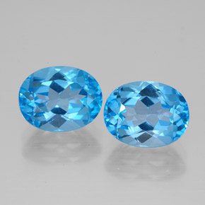 Achetez naturel ct bleue topaze gems, coupe ovale, en provenance brésil chez gemselect. en stock, livraison internationale!