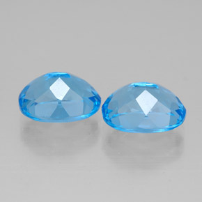 Achetez naturel ct bleue topaze gems, coupe ovale, en provenance brésil chez gemselect. en stock, livraison internationale!