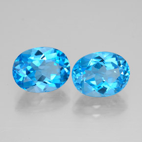 Achetez naturel ct bleue topaze gems, coupe ovale, en provenance brésil chez gemselect. en stock, livraison internationale!