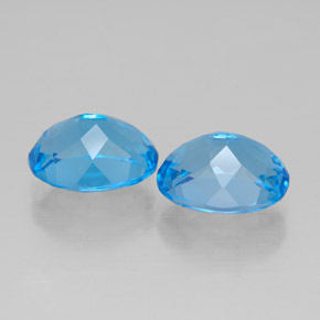 Achetez naturel ct bleue topaze gems, coupe ovale, en provenance brésil chez gemselect. en stock, livraison internationale!