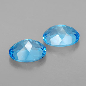 Achetez naturel ct bleue topaze gems, coupe ovale, en provenance brésil chez gemselect. en stock, livraison internationale!