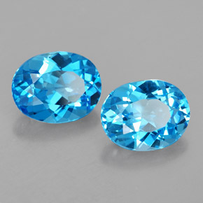 Achetez naturel ct bleue topaze gems, coupe ovale, en provenance brésil chez gemselect. en stock, livraison internationale!