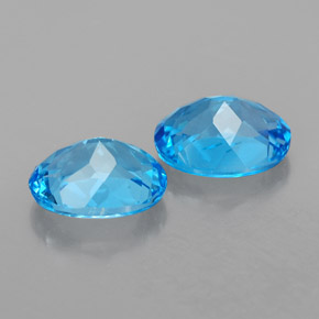 Achetez naturel ct bleue topaze gems, coupe ovale, en provenance brésil chez gemselect. en stock, livraison internationale!