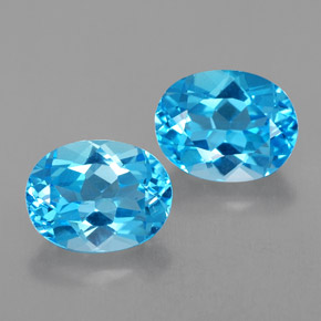 Achetez naturel ct bleue topaze gems, coupe ovale, en provenance brésil chez gemselect. en stock, livraison internationale!
