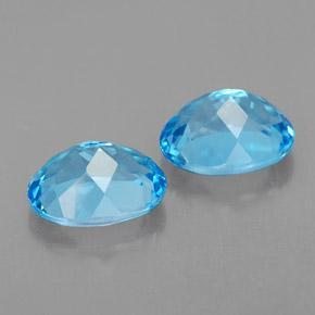 Achetez naturel ct bleue topaze gems, coupe ovale, en provenance brésil chez gemselect. en stock, livraison internationale!