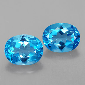 Achetez naturel ct bleue topaze gems, coupe ovale, en provenance brésil chez gemselect. en stock, livraison internationale!