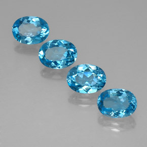 Achetez naturel ct bleue topaze gems, coupe ovale, en provenance brésil chez gemselect. en stock, livraison internationale!